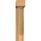 Ekena Millwork Traditional Block Rough Sawn Bracket w/ Offset Brace, Western Red Cedar, 6"W x 24"D x 28"H BKT0604X24X28TRA05RWR - alternate 4